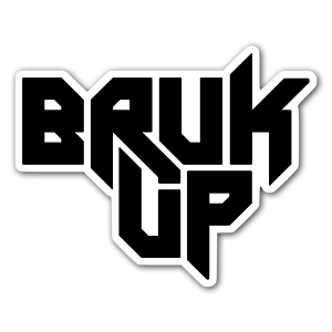 Logotipo para o movinto Bruk Up, baseado em Birmingham, Reino Unido. Desenhado por Mitchy Bwoy.