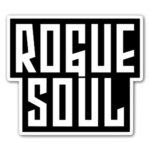 Logótipo para a colectiva de DJ's Rogue Soul, desenhado por kense