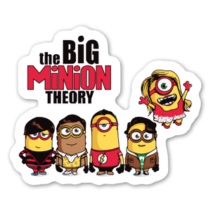 Autocolante The Big Minion Theory