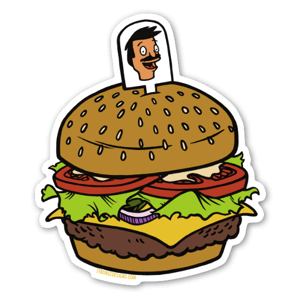 O autocolante do Bob's Burger