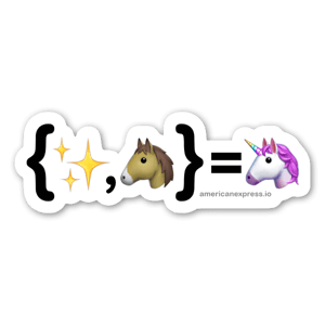 Desconstruir Unicornio é uma piada de JavaScript que mostra o que aconteceria se desestruturasse (um termo JS) um Unicórnio nos seus elementos. Neste caso, magia e um ponei. 