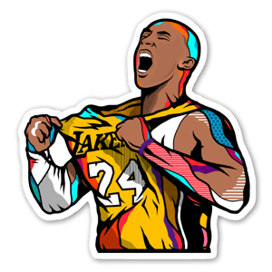 Lakers - player no 24 Sticker.