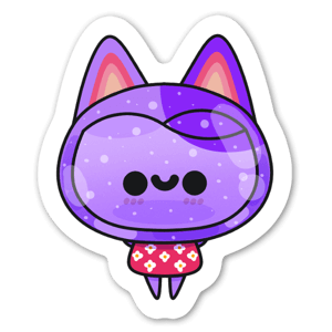 Cat in a dress - StickerApp