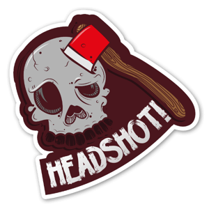 Head shot sticker