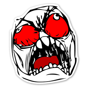 Literalmente rage face!