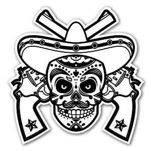 Mexican Pistelero sticker