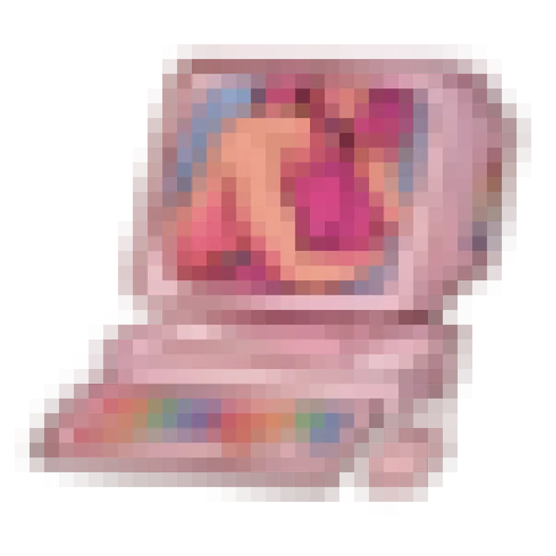 Pré-visualização desfocada de um autocolante NSFW de um computador retro de @instagooey para The Dirty Drop